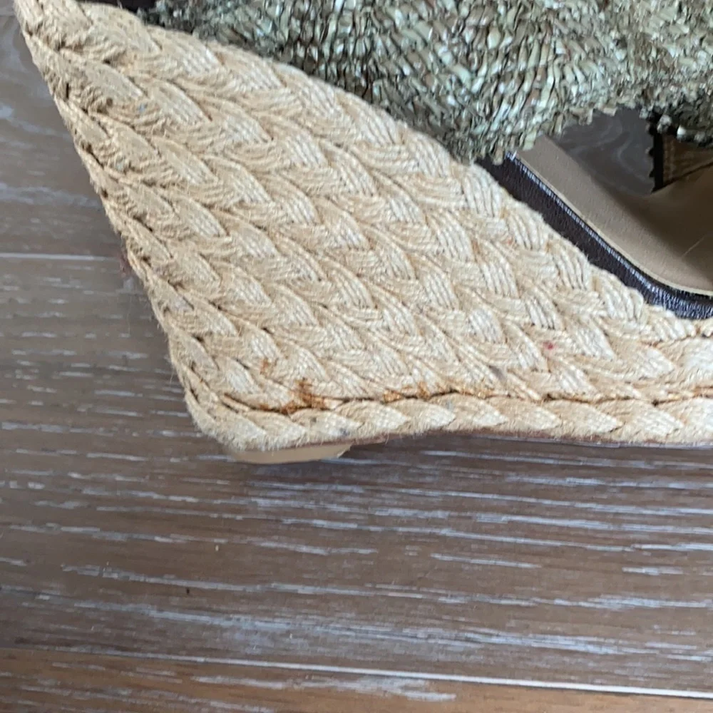 Stuart Weitzman Wrinkle Raff Wedge Sandal | 9.5